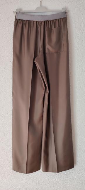 Hermes Grey Silk Pyjama Pants 4