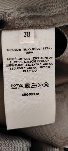 Hermes Grey Silk Pyjama Pants 6