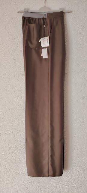 Hermes Grey Silk Pyjama Pants 2