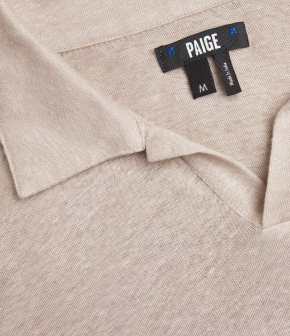 Paige Linen Shelton Polo Shirt 6