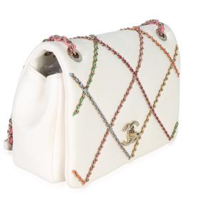 Chanel Lambskin Multicolor Chain Intertwined Small Flap Bag 3