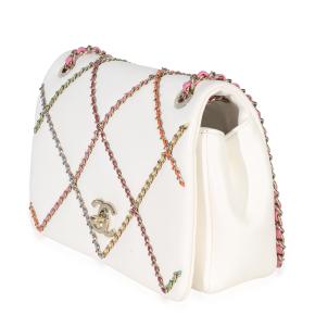 Chanel Lambskin Multicolor Chain Intertwined Small Flap Bag 4