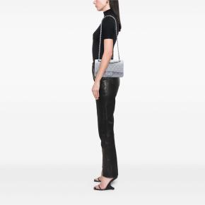 Medium Grey Classic Caviar Double Flap 7