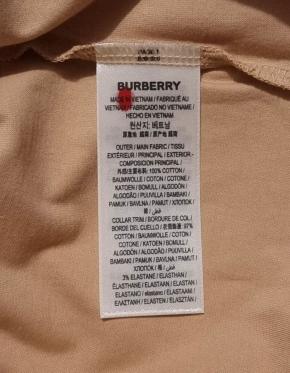 Burberry Beige Cotton T-Shirt 8