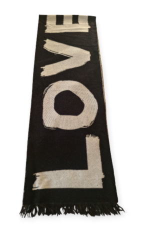 Burberry Wool Blend Love Scarf 3