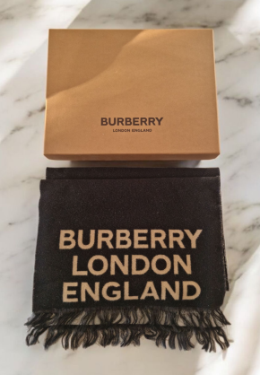 Burberry Wool Blend Love Scarf 5
