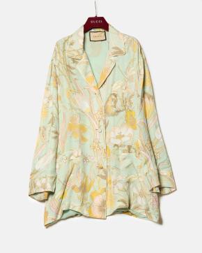 Gucci Printed Silk Jacket 2