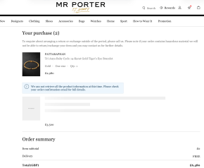 PATTARAPHAN Black Rhodium-Plated 14K White Gold with Black Sapphire Bracelet 7