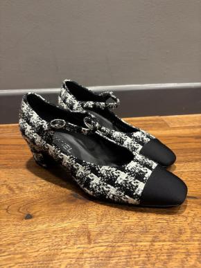 Chanel Tweed Mary Jane Heels 3