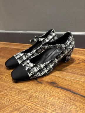 Chanel Tweed Mary Jane Heels 2