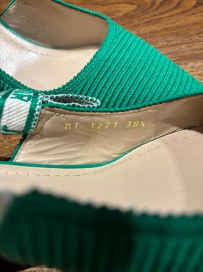 Dior Green J'adior Slingback Sandals 5