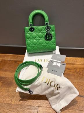 Dior Green Lady Dior Bag 3