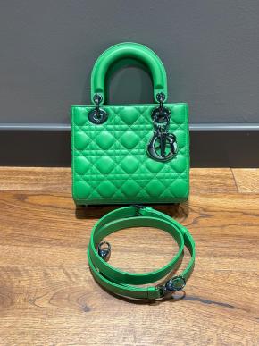 Dior Green Lady Dior Bag 4