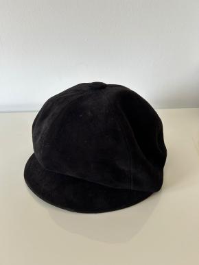 Dior Black Goatskin Suede Cap 6