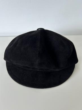 Dior Black Goatskin Suede Cap 4