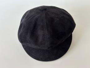 Dior Black Goatskin Suede Cap 2