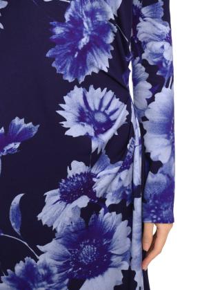 Erdem Printed Blue Jersey Midi Dress 11