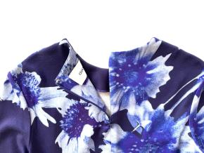 Erdem Printed Blue Jersey Midi Dress 18