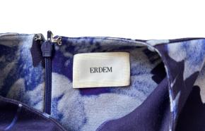 Erdem Printed Blue Jersey Midi Dress 4