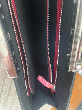 Alexander McQueen Pink Mock Croc Clutch 3
