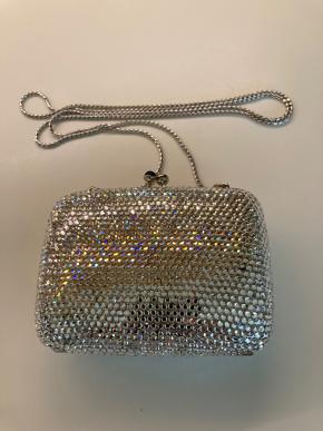 Judith Lieber Mini Crystal Clutch On Chain 2000 2