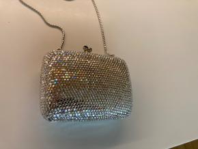 Judith Lieber Mini Crystal Clutch On Chain 2000 3