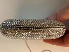 Judith Lieber Mini Crystal Clutch On Chain 2000 5