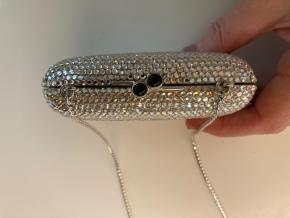 Judith Lieber Mini Crystal Clutch On Chain 2000 7