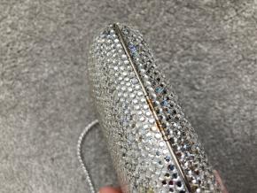 Judith Lieber Mini Crystal Clutch On Chain 2000 12