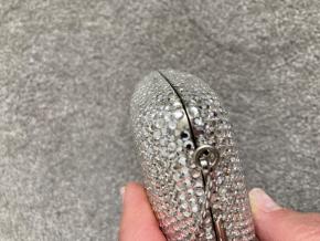 Judith Lieber Mini Crystal Clutch On Chain 2000 10