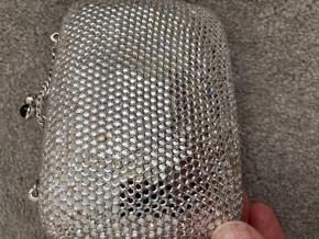 Judith Lieber Mini Crystal Clutch On Chain 2000 13