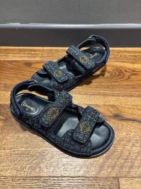 Chanel Denim Dad Sandals 3