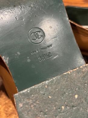 Chanel Brown Patent Loafers 5