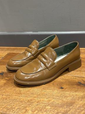 Chanel Brown Patent Loafers 2