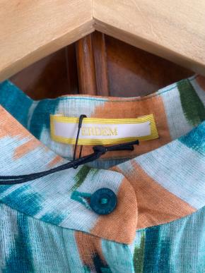 Erdem Ikat Print Linen Dress 4