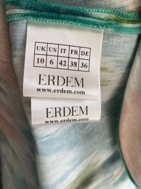 Erdem Ikat Print Linen Dress 5