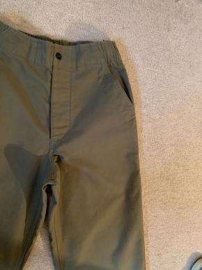 MHL Khaki Straight Leg Trousers 3