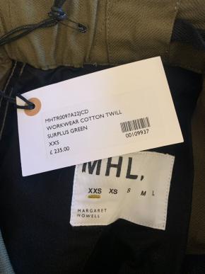MHL Khaki Straight Leg Trousers 4