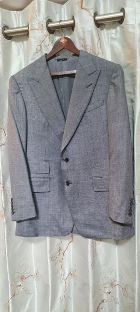 Tom Ford Bespoke Grey Wool Suit 15