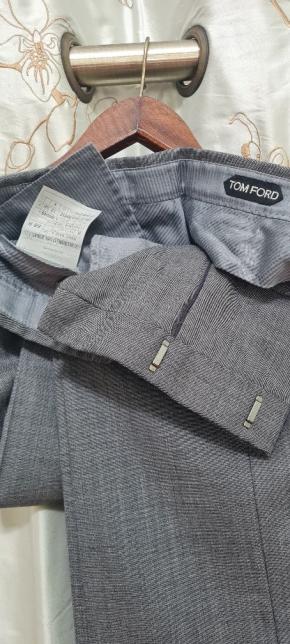 Tom Ford Bespoke Grey Wool Suit 11