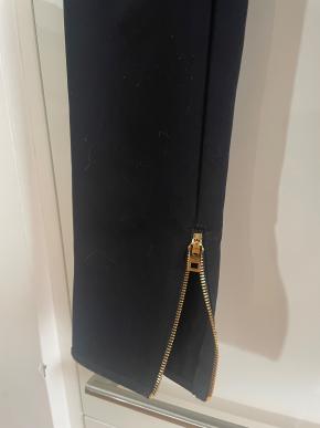 Celine Black Wool Blend Slim Trousers 4