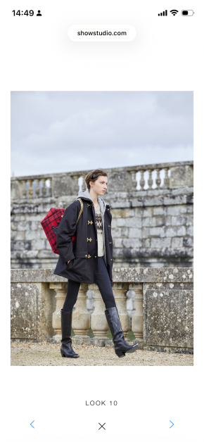 Celine Black Wool Blend Slim Trousers 7