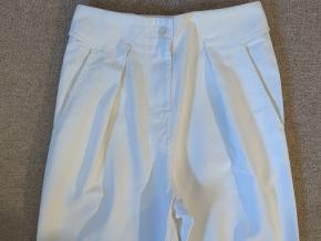 MHL White Cotton Twill Pants 4