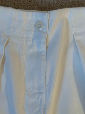 MHL White Cotton Twill Pants 7