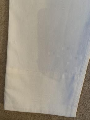 MHL White Cotton Twill Pants 10