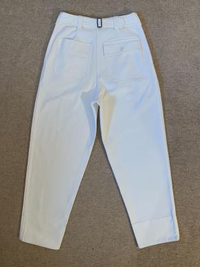 MHL White Cotton Twill Pants 3