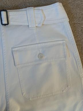 MHL White Cotton Twill Pants 15