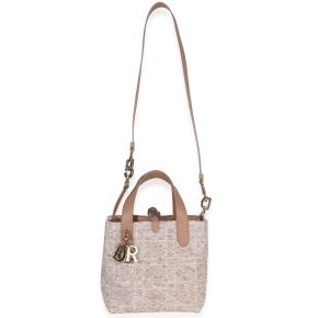 Christian Dior Pink Rose Des Vents Tweed Small Toujours Vertical Tote 5