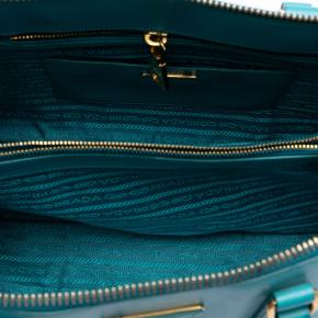 Prada Blue Large Saffiano Lux Promenade Satchel 4