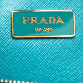 Prada Blue Large Saffiano Lux Promenade Satchel 5